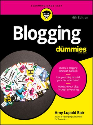 cover image of Blogging for Dummies